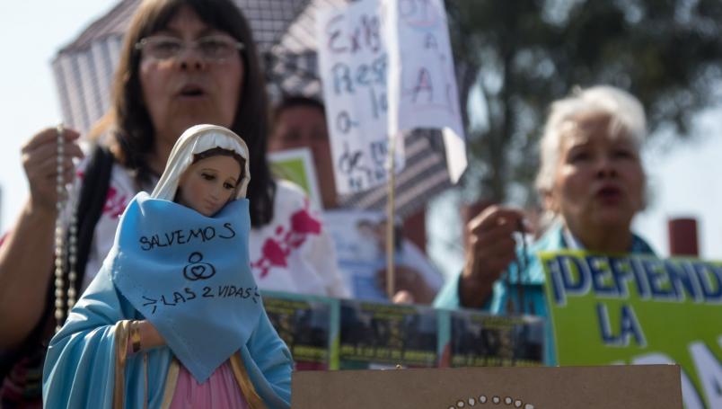 Iniciativa para despenalizar el aborto en México genera movilización de grupos provida