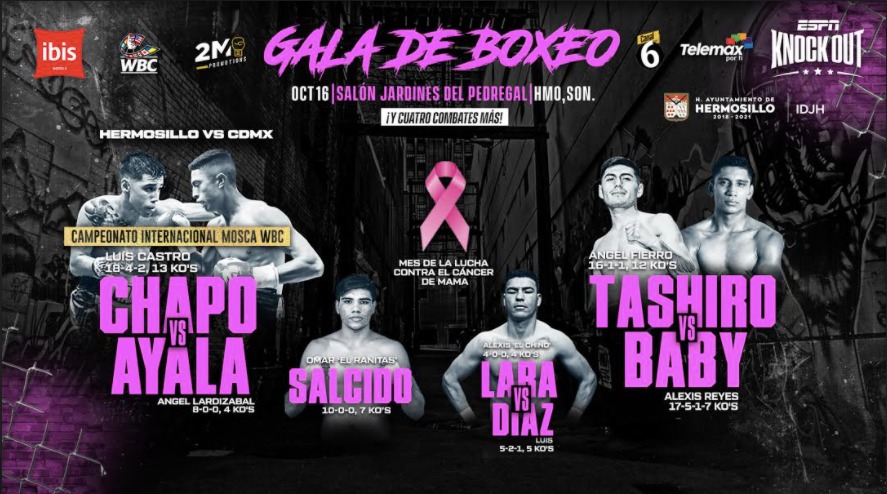 Invitan a disfrutar Gala de Boxeo el próximo viernes en Hermosillo