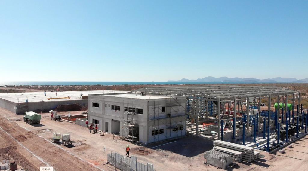 Avanza construcción de planta desalinizadora en El Cochórit