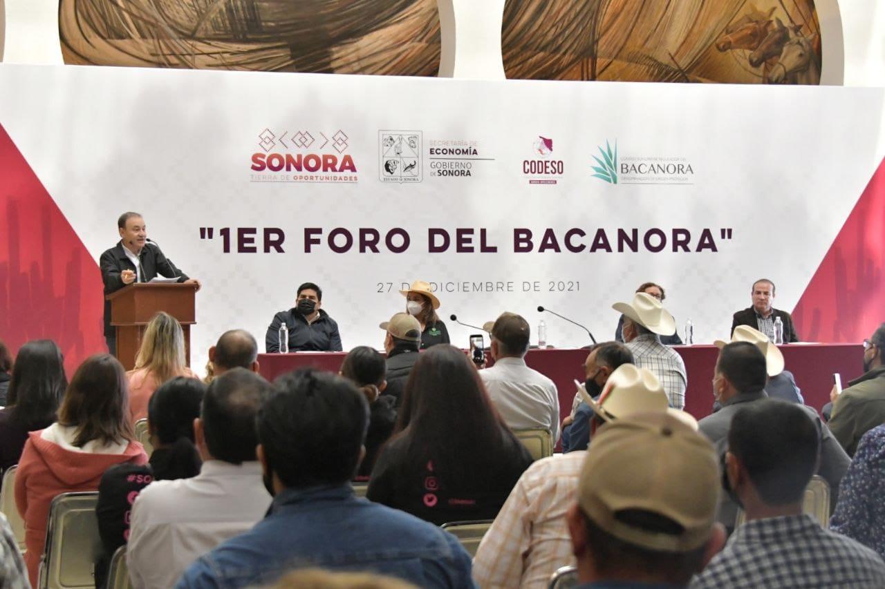 Gobernador de Sonora promete hacer del espíritu de agave bacanora parte central de la economía estatal