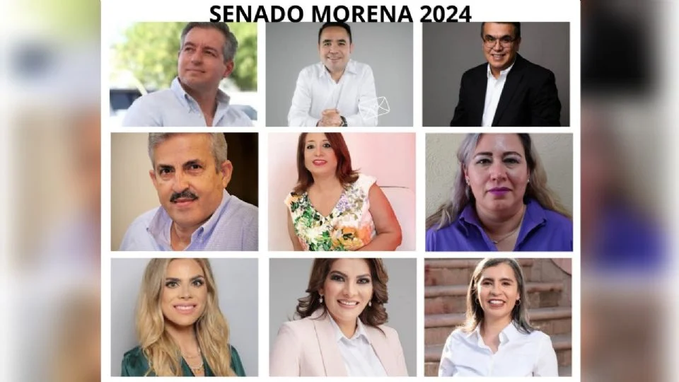 Buscan 9 la candidatura de Morena al Senado