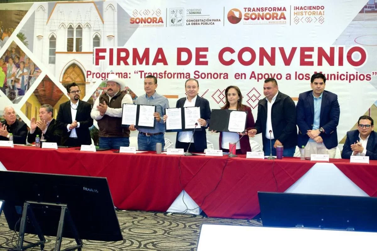 Durazo firma convenio para realizar más de 600 obras en Sonora