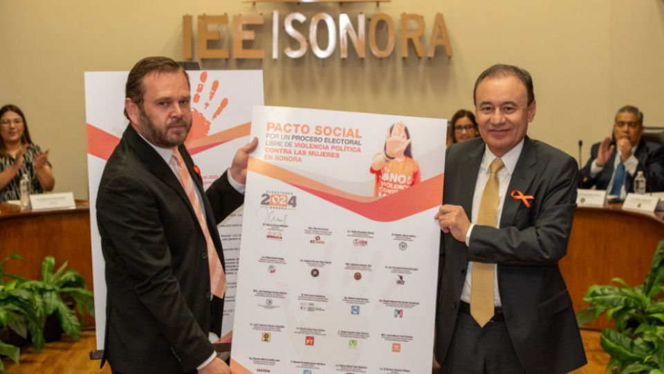 Firman pacto contra la violencia de género en Sonora