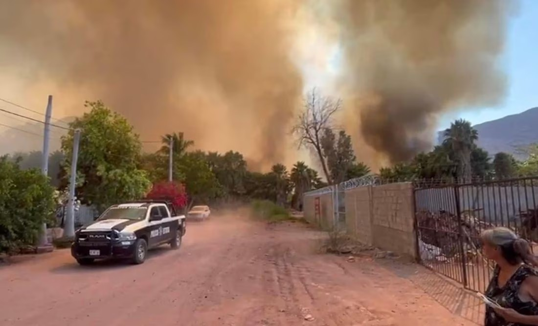 Sobrecarga de transformador, posible causa de devastador incendio forestal en Guaymas
