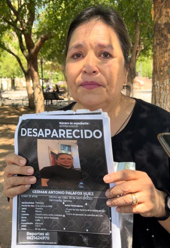 Ana Lucia pide ayuda para encontrar a su hijo desaparecido German Antonio