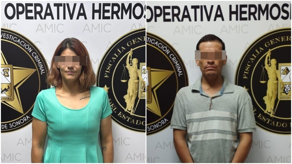 Detienen a pareja que ocultó cadáver de recién nacido y lo arrojó a baldío en Hermosillo